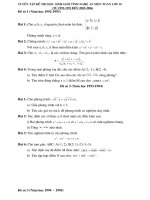 TẬP ĐỀ THI HSG TỈNH TOÁN 10
