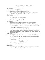 Đề luyện Đại học môn Toán 1