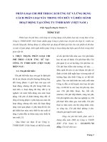 PHÂN LOẠI CHI PHÍ THEO CÁCH ỨNG XỬ VÀ ỨNG DỤNG CÁCH PHÂN LOẠI NÀY TRONG TỔ CHỨC VÀ ĐIỀU HÀNH HOẠT ĐỘNG TẠI CÔNG TY TNHH KMV (VIỆT NAM )