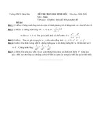 đề KT HSG Trường