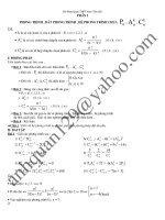 Dai so to hop , xac suat