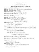 Chuyên Đề Bất Đẵng Thức