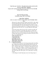 Chương trình công tác Đội năm 2010-2011