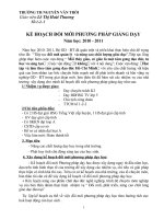 Kế hoạch đổ mới PPDH 2010