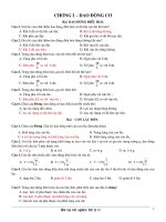 bài tập trắc nghiệm ôn thi TN