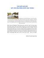 Phong tục tập quán Việt: Chợ Nổi Ngả Bảy - Nét văn hóa sông nước đặc trưng