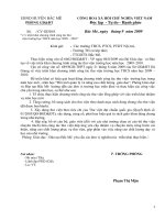 HD thực hiện công tác thư viện trường học 09-10 Bắc Mê