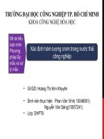 xac dinh ham luong crom trong nuoc thai cong nghiep 