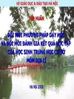 Tập huấn đổi mới PP dạy học tích cực