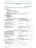 GIÁO ÁN HÌNH HỌC 11 CB T1-T6