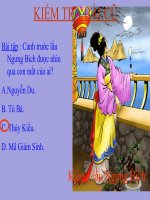 Tiết 29:Mã Giám Sinh mua Kiều(Tiết 1)