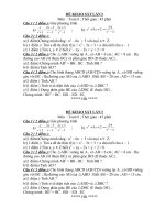 Đề nâng cao Toán 8