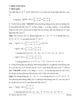 chuyen de phep bien hinh hay co loi giai