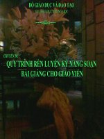 rèn kĩ năng soạn giáo án