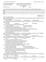 đề kiểm tra HK 2