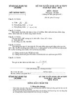 De toan TS vao lop 10 THPT 2012-2013