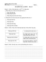 De KT lai mon DLi, LSu, Toan 06 - 07 Lop 4.doc