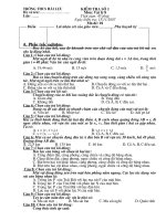 đề kiểm tra 1 tiết cực hay