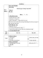 Giáo án lớp 1-Tuần 2