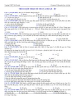 ĐỘNG LỰC HỌC VẬT RẮN (TRÍCH GIỚI THIỆU ĐỀ THI CỦA BỘ GD-ĐT 07-09)