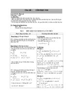 GIÁO ÁN TỰ CHỌN TOÁN 9