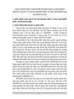 THựC TRạNG HOạT ĐộNG KINH DOANH DịCH Vụ GIAO NHậN HàNG HóA QUốC Tế TạI CHI NHáNH CÔNG TY KHO VậN MIềN NAM SOTRANS Hà NộI
