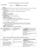 GIÁO ÁN GIẢI TÍCH KỲ 12 NÂNG CAO CHƯƠNG I+II NĂM 2009 - 2010