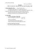 Ôn toán - Tuần 1