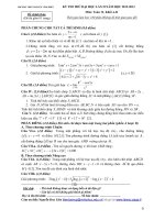 ĐỀ THI THỬ ĐẠI HỌC LẦN II NĂM HỌC 20122013 Môn Toán 12. Khối A, B TRƯỜNG THPT CHUYÊN VĨNH PHÚC