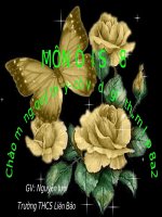 TIẾT 7 ĐẠI SỐ LỚP 8