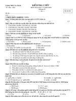 ĐỀ KIỂM TRA 1 TIẾT 12CB BÀI 1