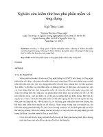 Nghiên cứu kiểm thử bao phủ phần mềm và  ứng dụng