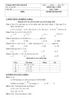 kiểm tra số học 6(tiết 18)