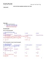 Đề KT chương 6 ĐS 10NC