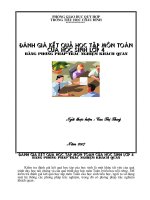 SKKN toan 4: Danh gia HS bang trac nghiem khach quan