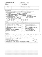 Đề thi HKI - Toán 6