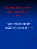 Chuẩn kiến thức phần chung