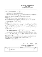 Đề thi HSG lớp 12 có đáp án đề 27