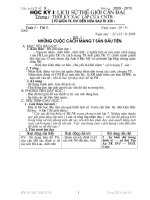 Giáo án Lịch sử 8 trọn bộ