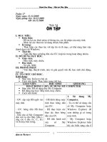 Tiết 34 - Ôn tập