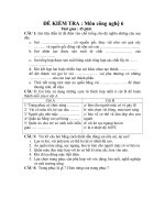 Đề kiểm tra tiết 18