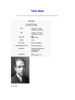 Nhà hóa học Bohr