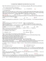 250 CÂU DAO ĐỘNG ĐIỀU HÒA (có ĐA)