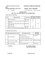 THỦ TỤC CẢI CHÍNH BẰNG TN THCS