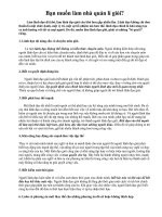 Bảy bí quyết làm nhà quản lí giỏi.