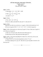 Đề + ĐA thi HSG toán 6