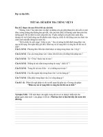 Tiết 60: Kiểm tra 45 phút