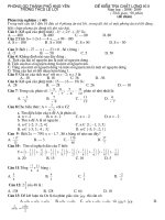 đề thi học kì 2cuc hay có ma trận