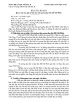 BAI THU HOACH 4 NAM HOC TAP LAM THEO BAC