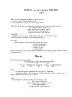 đề thi ngư văn 9